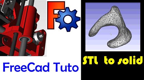 freecad stl to solid|Converting STL to solid .